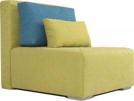 Fotelja s ležajem Ambi - zelena+plava