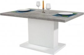Blagovaonski stol Lavina 1 - siva+bijela
