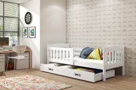 Dječji krevet Kubus - 80x160 cm - bijela/bijela