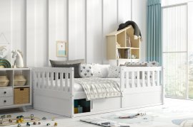 Dječji krevet Smart - 80x160 cm - bijela/bijela