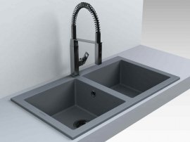 Kuhinjski sudoper Westeros - sivi