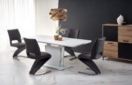 Blagovaonski stol na razvlačenje Bonari 160-200x90 cm - bijela