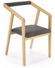Blagovaonska stolica Azul 2 - hrast/siva
