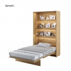 Krevet u ormaru Lenart - Bed Concept 02 - 120x200 cm - artisan hrast 