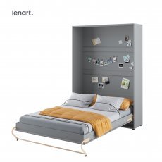 Krevet u ormaru Lenart - Concept Pro 01 - 140x200 cm - siva
