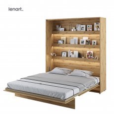 Krevet u ormaru Lenart - Bed Concept 13 - 180x200 cm - artisan hrast 