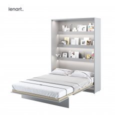 Krevet u ormaru Lenart - Bed Concept 01 - 140x200 cm - siva