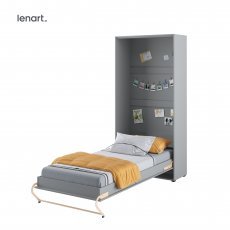 Krevet u ormaru Lenart - Concept Pro 03 - 90x200 cm - siva
