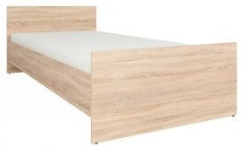Krevet Nepo Plus - 90x200 cm - sonoma hrast