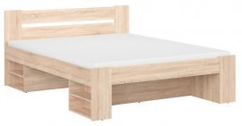 Krevet Nepo Plus - 160x200 cm - sonoma hrast