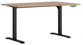 Desni kutni radni stol podesivi Space office - 140 cm