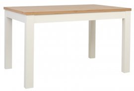 Blagovaonski stol na razvlačenje Maren - Artisan hrast/bijela