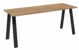 Blagovaonski stol Kleo - 185x67 cm - hrast lancelot