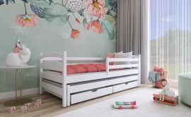 Dječji krevet s dodatnim ležajem Tosia - 80x180 cm - Bijela