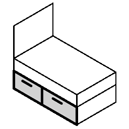 Kreveti s elementima za odlaganje