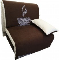Novelty - Fotelja s ležajem Elegant Coffee 80 cm