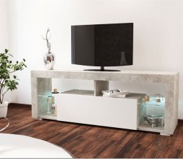 Fola - TV element Modesto cement+bijela