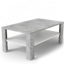 Fola - Stolić za dnevni boravak Clarus bijela+cement