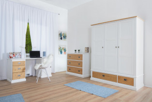 Fola - Ormar Broad bijela+natur
