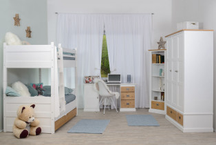 Fola - Ormar Broad bijela+natur