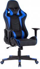 Gaming stolica Stripe crna+plava