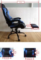 Fola - Gaming stolica Ocean crna+plava