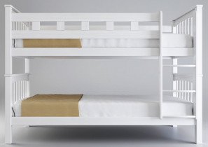Fola - Krevet na kat Ludwig - 90x200 cm - bijela