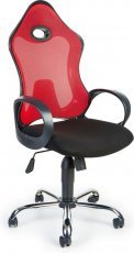Uredska stolica Lupe - crna + crvena