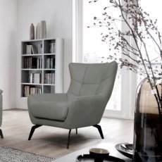 Fola - Fotelja Teny - siva + svijetlosiva
