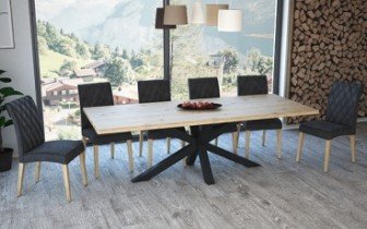Fola - Prirodan rub DL - 160x90 cm - Sustav blagovaonskih stolova Connect 