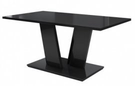 Fola - Blagovaonski stol Bono 160x90 cm - crni