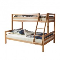 Krevet na kat Rotar 90x200cm +140x200cm - Natur
