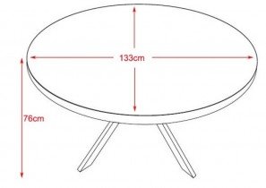 Fola - Blagovaonski stol Rehen 2 - 133x76 cm