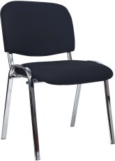 Konferencijska stolica Iso krom - crna