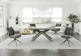 Blagovaonski stol nakon razvlačenja Loana - 180-260x95x76 cm