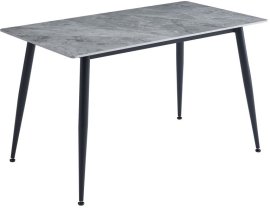 Blagovaonski stol Adria - 140x80 cm - sivi mramor