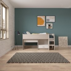 Krevet na kat s radnim stolom Nano - 90x200 cm