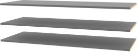 Set od 3 police za garderobne ormare Kasura - 107 cm