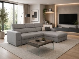 Kutna garnitura Calgary Rec 120 D svijetlosiva