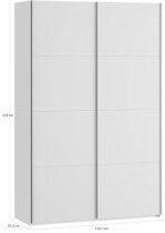 Fola - Garderobni ormar s kliznim vratima Fittio - 150 cm