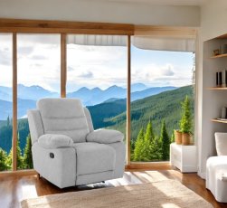 Počivaljka s relaks mehanizmom Capri - svijetlosiva