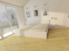 Krevet Twin turist - 2x90x200 cm - 180x200 cm