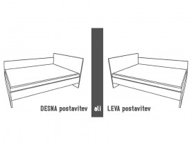 Kerles - Krevet Soni - 90x190 cm
