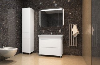 Aqua Rodos - Ogledalo za kupaonicu s ormarićem Avalon - 100 cm LED
