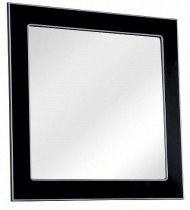 Aqua Rodos - Ogledalo za kupaonicu Beatrice - 80 cm crna krom