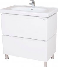 Ormarić s umivaonikom Venice - 80 cm bijeli podni