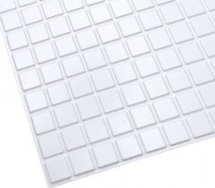 Aqua Rodos - 3D PCV panel Bijeli Mozaik