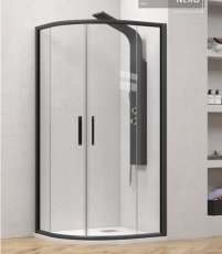 Tuš kabina Efe 200 Nero - 80x80
