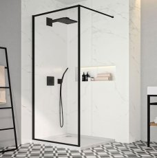 Tuš staklo Walkin 100x200 Black 