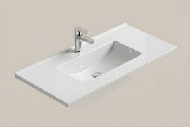 Aqua Rodos - Nadpultni umivaonik Flat 100